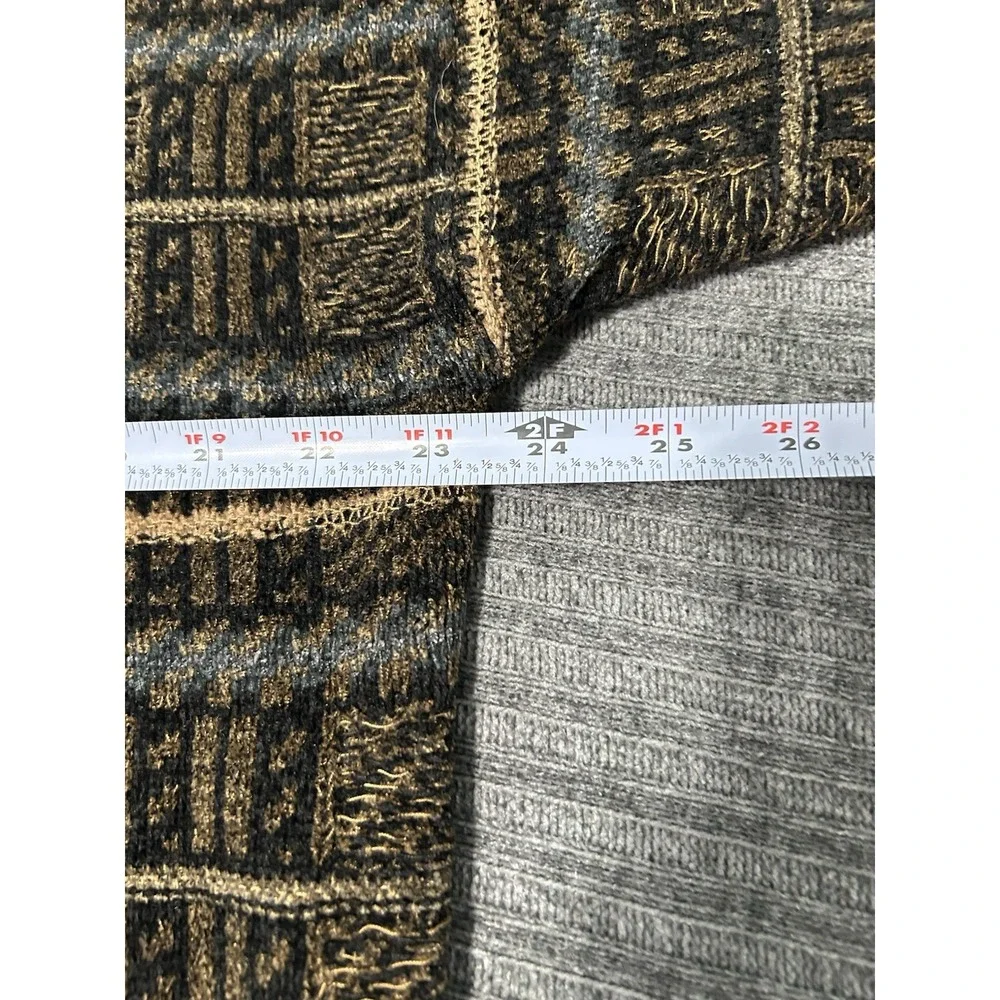 VTG Geoffrey Beene Coogi Knit Style Sweater Mens Large Rayon Blend Soft Grandpa